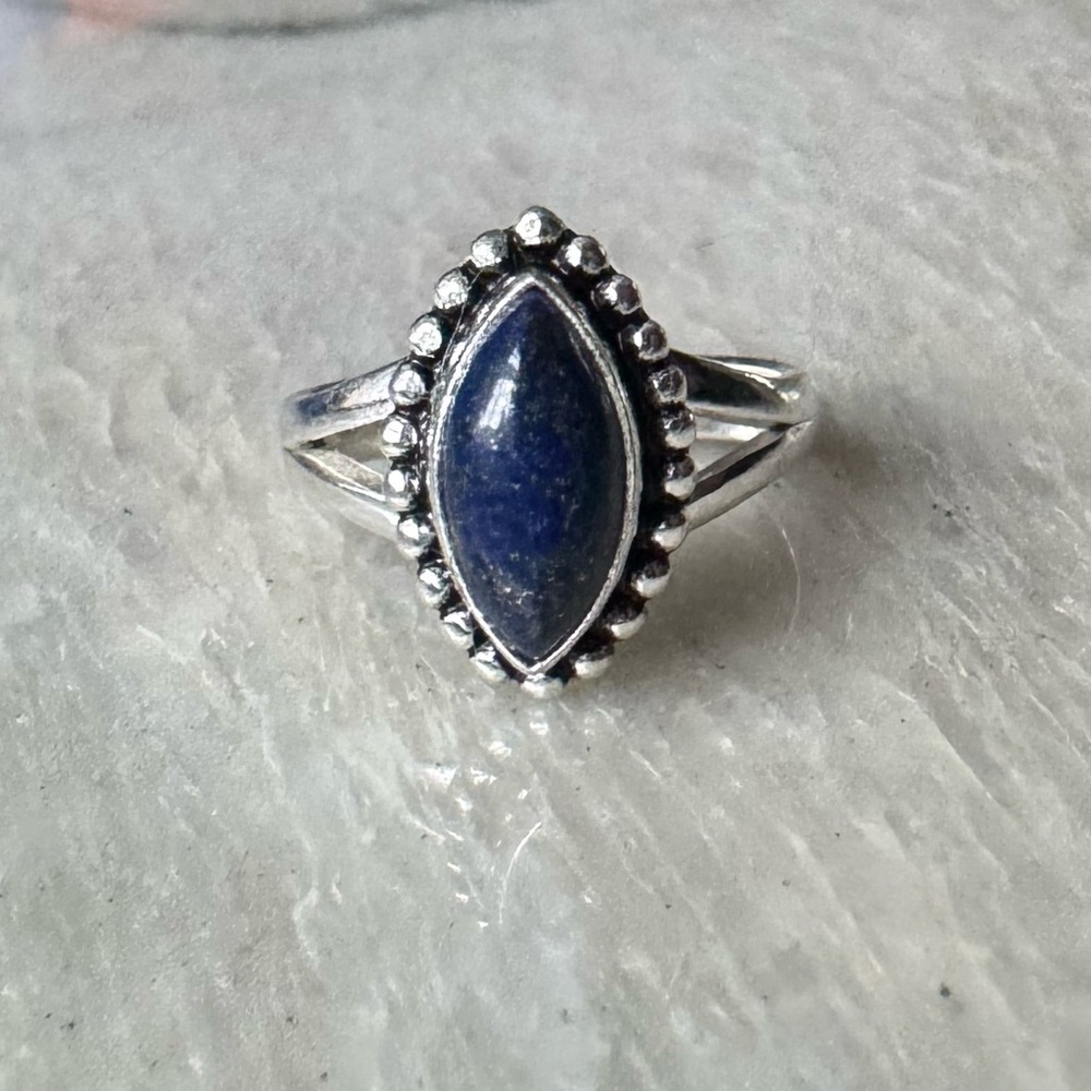 NWOT Sundance Dark Harbor Ring, Lapis Lazuli, Sterling Silver